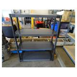 4 Shelf, Plastic Shelving Unit