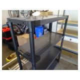 4 Shelf, Plastic Shelving Unit