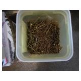 Large Lot of Hardware: Senco Coil Nails, 2 Boxes of Assemble 2 3/8 8D Nails Air Nailer, 6 x 1 1/4 Pr