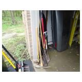 3 Shovels, Hand Tamp, Pick, Crow Bar