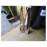 3 Shovels, Hand Tamp, Pick, Crow Bar3 Shovels, Hand Tamp, Pick, Crow Bar