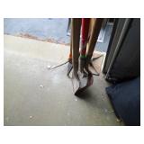 3 Shovels, Hand Tamp, Pick, Crow Bar3 Shovels, Hand Tamp, Pick, Crow Bar