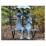 Metal Frog Garden Décor