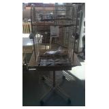 A&E Cage Company Classico Dometop Small Bird Cage in Platinum