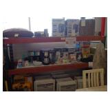 Pet bed,  shop vacuums, assorted coffee makers, popcorn maker