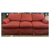 Henredon Red Floral Sofa