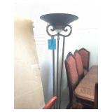 Antique iron and gold lamp