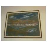 "Mobile from Dauphine Island" by Raymond McMahon 30x40