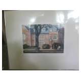 Muir Stewart watercolor of Huntingdon college