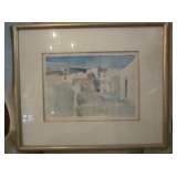 John (Jake) Wagnon watercolor "La Mancha"