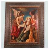 antique oil on board