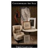 Contemporary art and furnishings auction