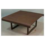 unique metal coffee table.  Made with a woven metal