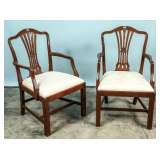 pair of arm chairs