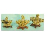 carved stone pieces