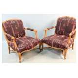 pair of arm chairs