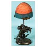 bronze lamp