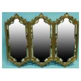 three framed mirror