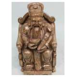 carved stone figure