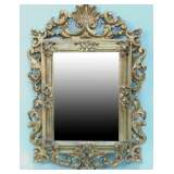 wood carved mirror