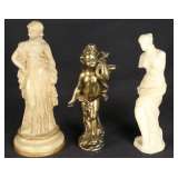 three sculptures