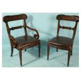 set of Empire chairs 