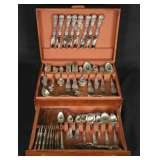 set of silverware and presentation box