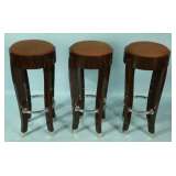 three bar stools 