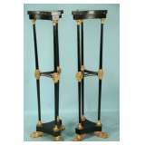 pair of plant stands 