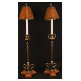 pair of floor lamps