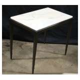 table with marble top