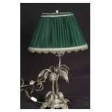 metal lamp with shade