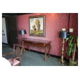 floor lamp, Oil on Canvas - Please see our website for official descriptions of fine art at LMAuctio