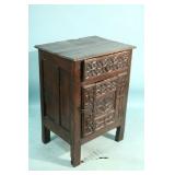 antique wood carved cabinet