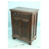 antique wood carved cabinet