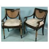 pair of French armchairs 