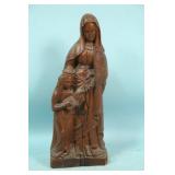 antique wood carved sculpture
