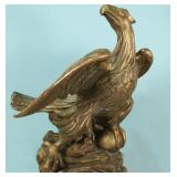 wood carved eagle 