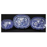 blue and white plates