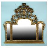 wood carved mirror