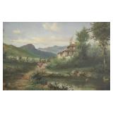 oil on canvas painting