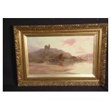 oil on canvas painting 