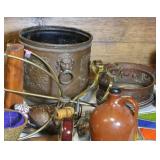 brass and copper containers 