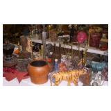 tiger, wood carved art