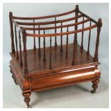 antique news paper holder