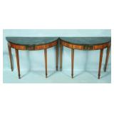 pair of console tables