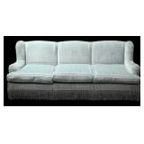 cut velvet sofa, couch 