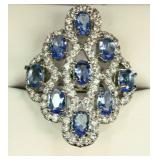 sapphire and diamond