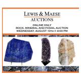 Rock, Mineral and Fossil Online Auction