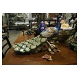Porcelain peacock
